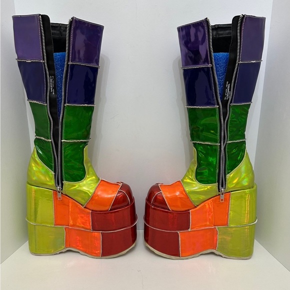 DEMONIA WAY UP HIGH RAINBOW STACK PLATFORMS - Picture 6 of 6